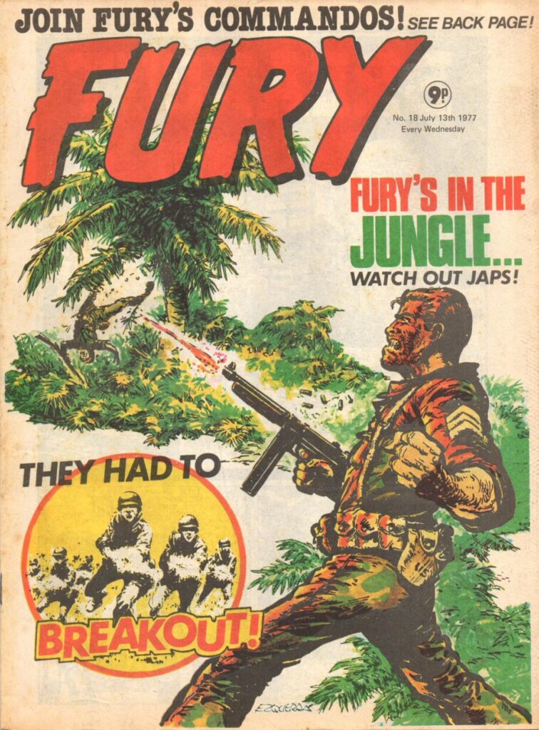Fury #18 - cover by Carlos Ezquerra
