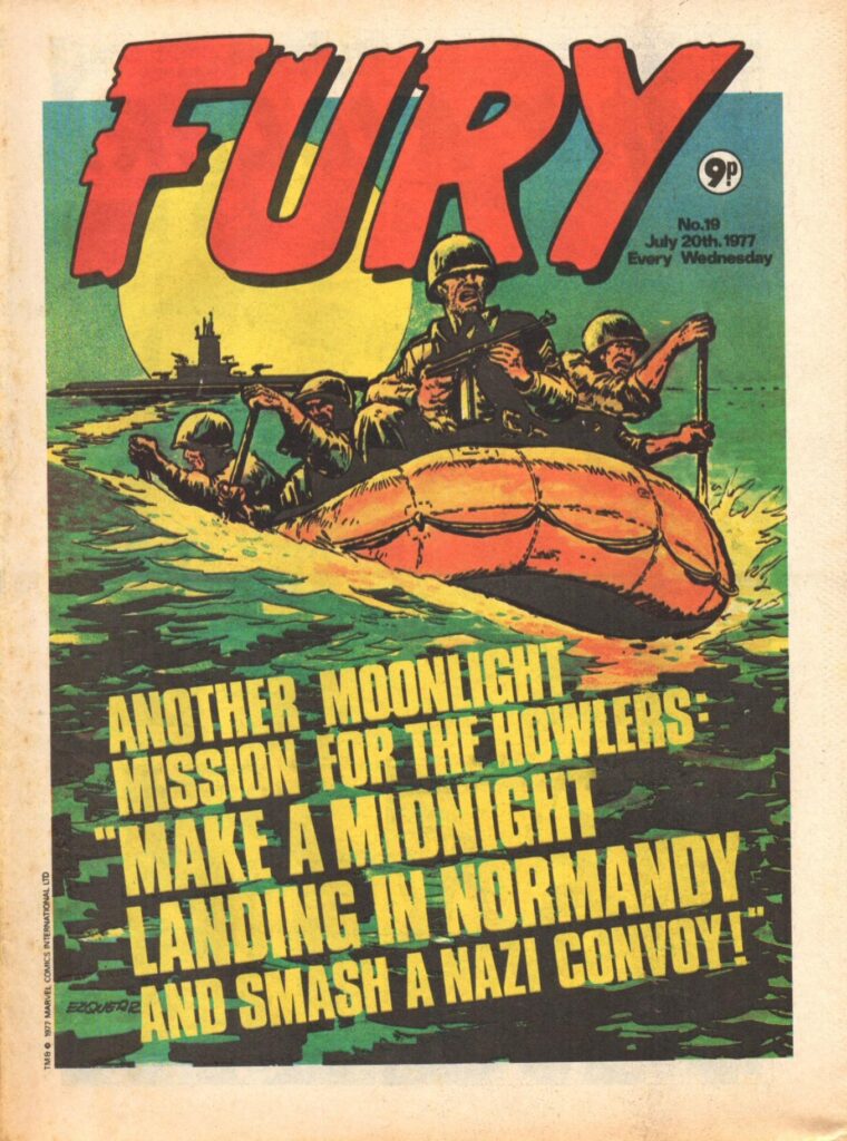 Fury #19 - cover by Carlos Ezquerra
