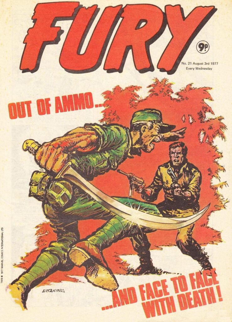 Fury #21 - cover by Carlos Ezquerra