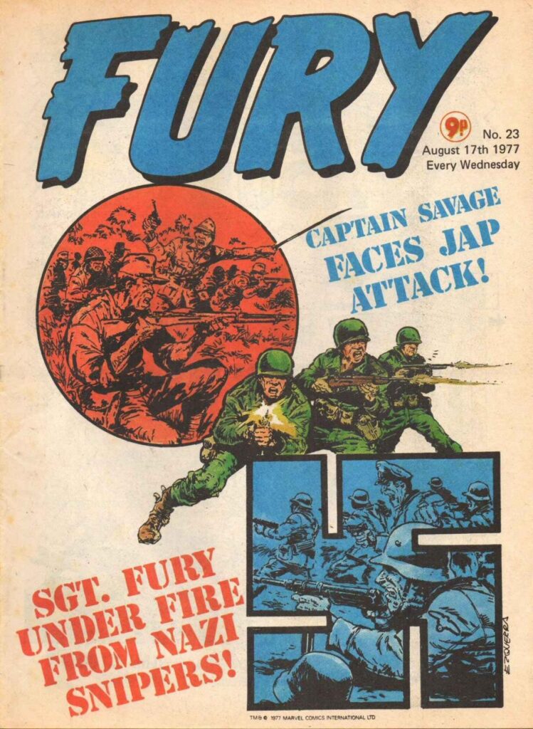 Fury #23 - cover by Carlos Ezquerra