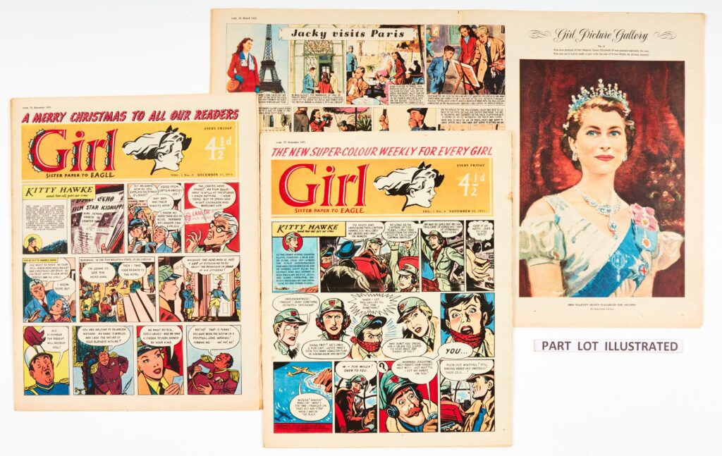 Girl, near complete run for 1951