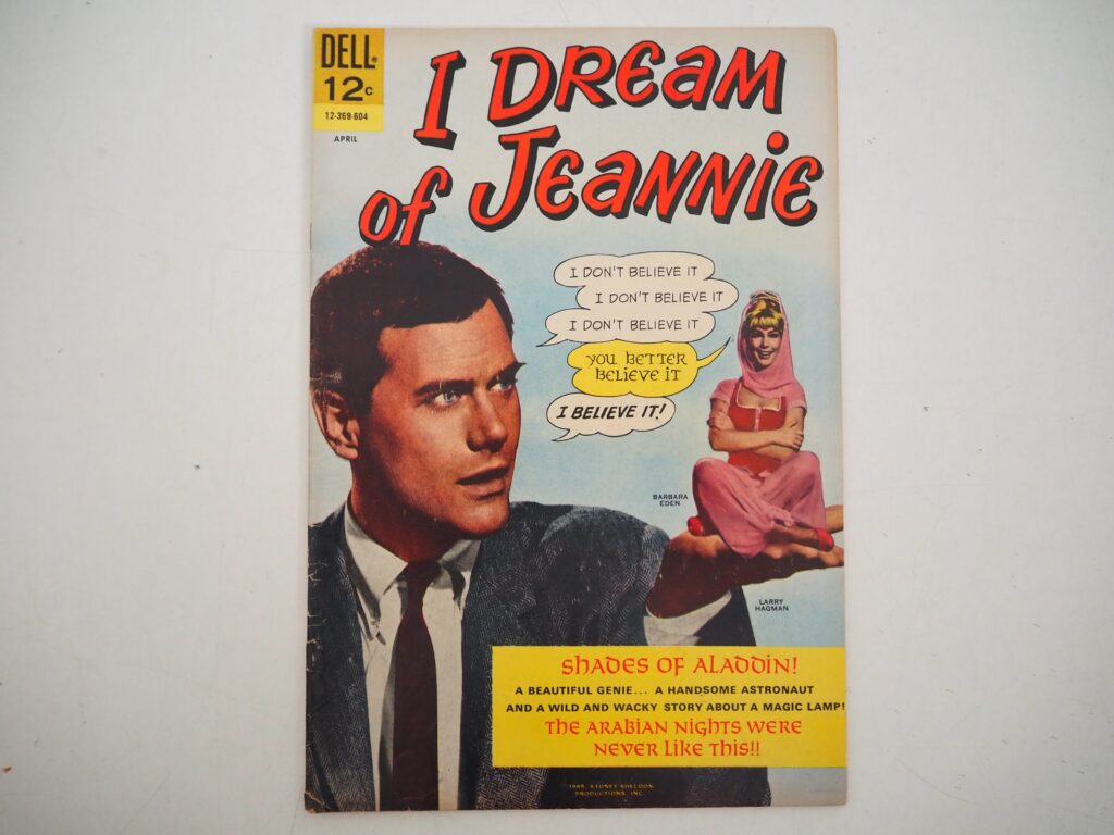 I Dream of Jeannie #1, published in 1966 by Dell. The first of a two-issue series based on the television series