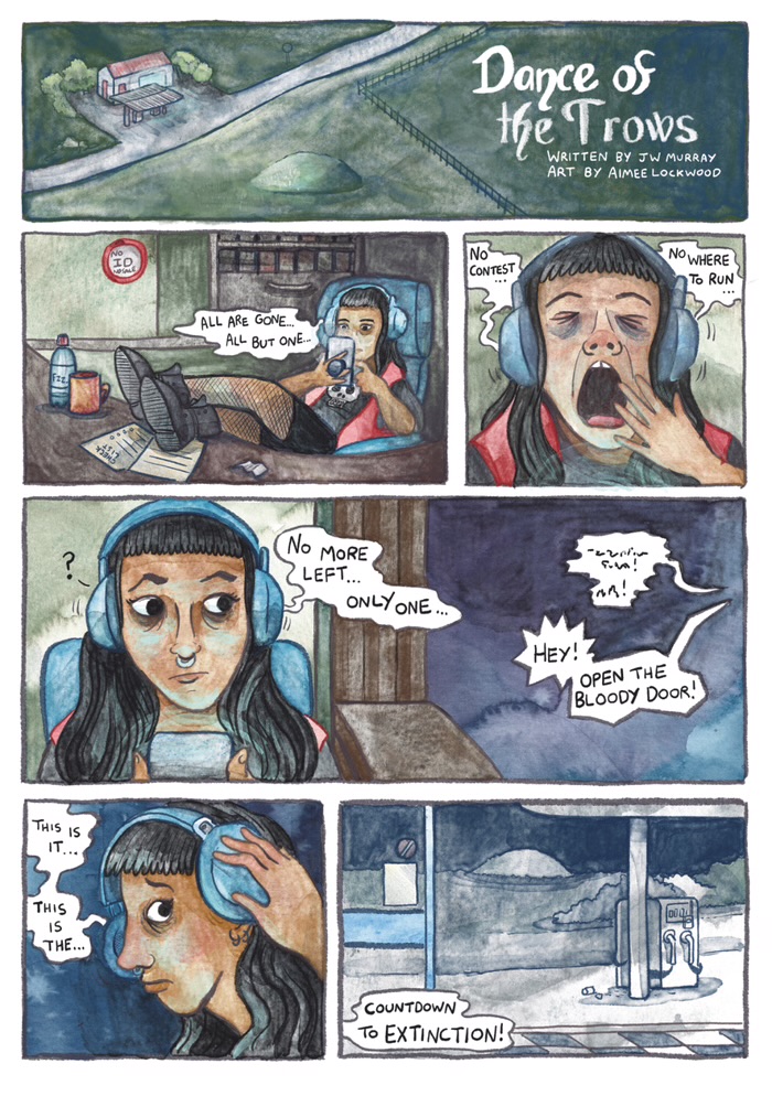 The opening page of Aimee Lockwood & J W Murray's “Dance of the Trows”