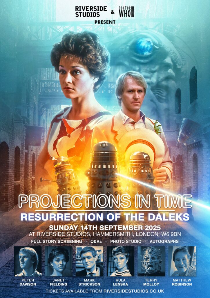 Projections in Time - Resurrection of the Daleks, 12 noon, Sunday 14th September 2025, 101 Queen Caroline Street, Hammersmith, London W6 9BN