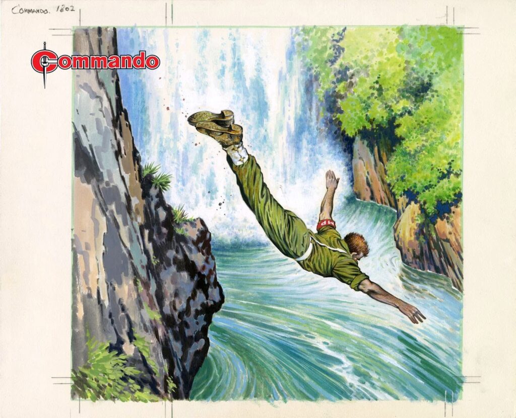 Commando 5886 (Silver): The Chase is On Story: CG Walker | Art: Ibanez | Cover: Jeff Bevan First published 1984 as No. 1802