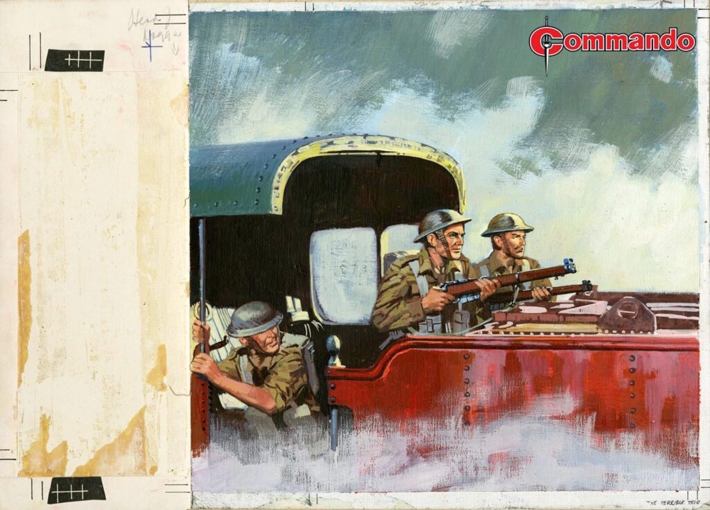 Commando 5884 (Gold): The 8.15 to Glory Story: Gentry | Art: Franch | Cover: Penalva First published 1971 as No. 578