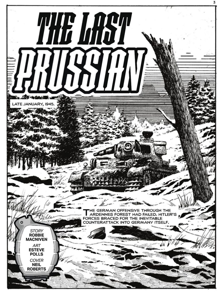 Commando 5885 (For Action and Adventure): The Last Prussian Story: Robbie MacNiven | Art: Esteve Polls | Cover: Neil Roberts