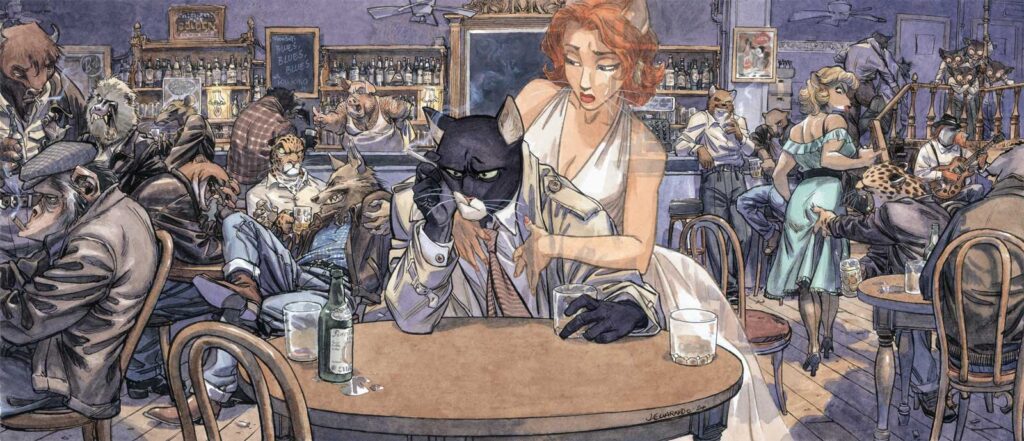 Blacksad bar scene
