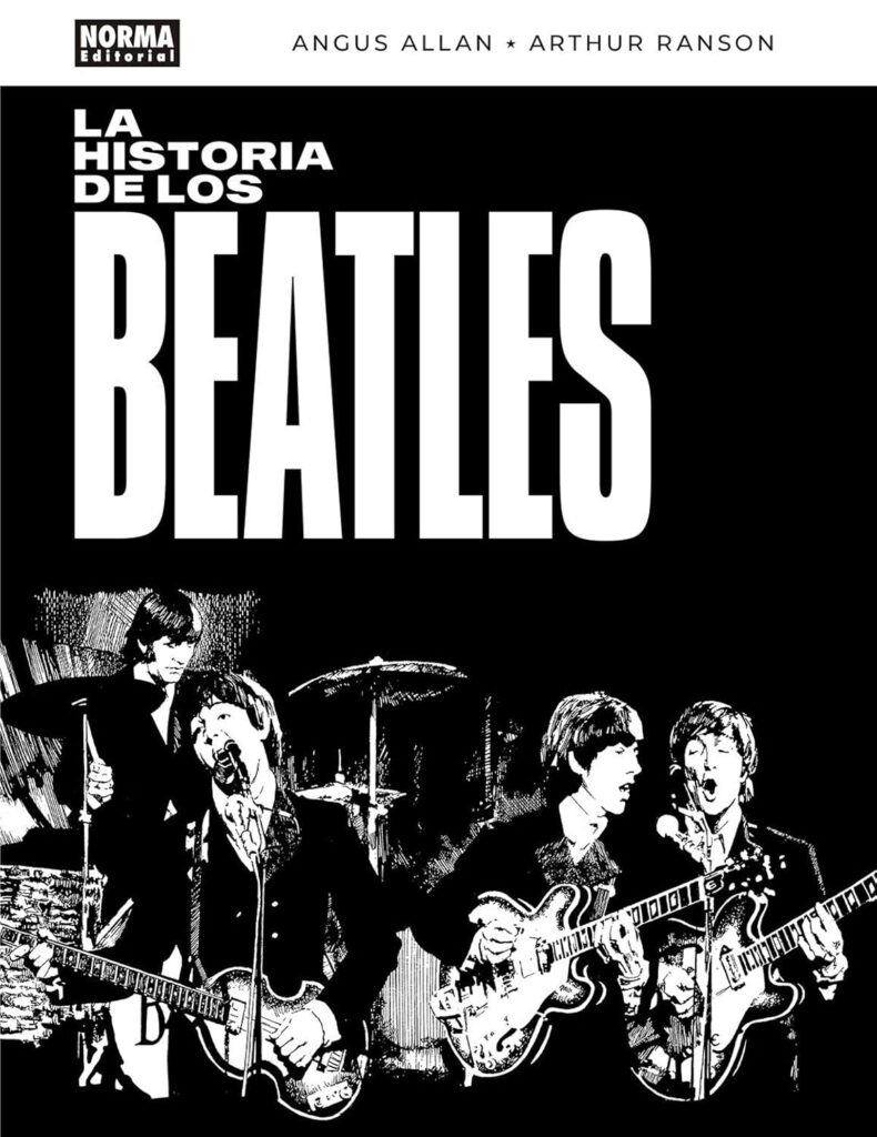 The Spanish edition of Look-In's "The Beatles Story" written by Angus Allan and drawn by Arthur Ranson, one of two strips that remained copyright of the creators, alongside "The Elvis Story"