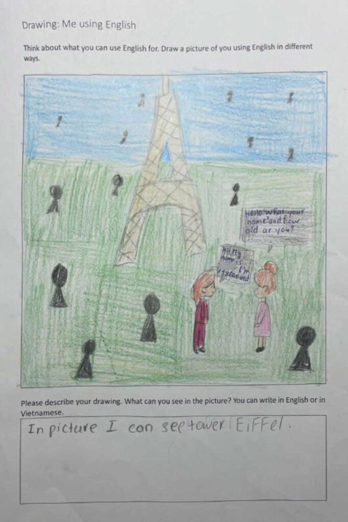 Cambridge University Press & Assessment - Why Do Kids Want to Learn English? - art by a French Kid’s Box New Generation student