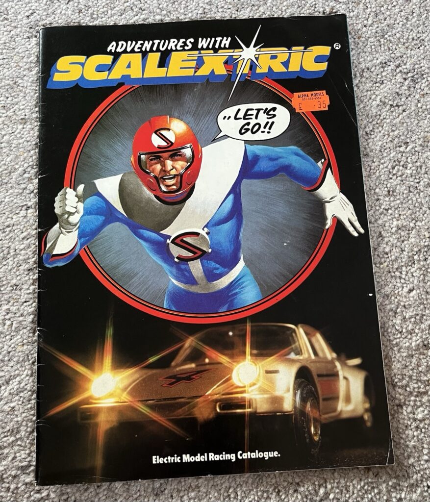 Adventures With Scalextric 1981 Catalogue, Ian Kennedy Art