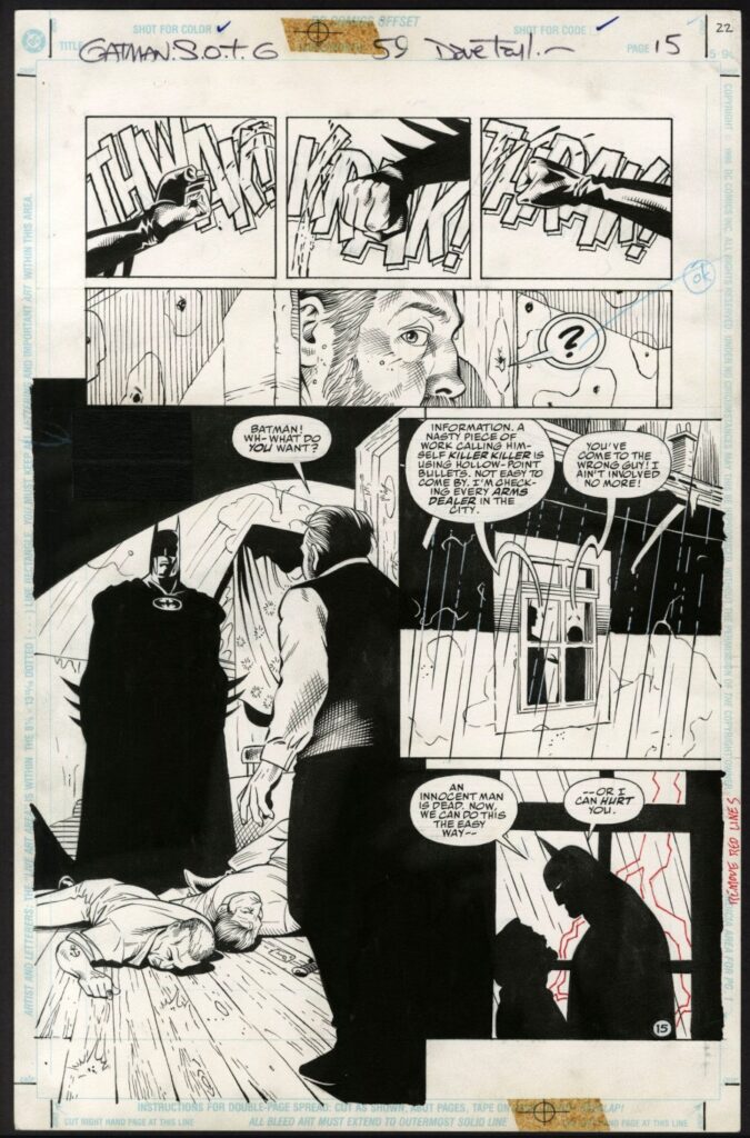 Batman: Shadow of the Bat - art by Dave Taylor