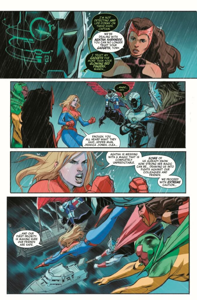 The Avengers Volume 9 Annual #1 (2023) preview art by Alberto Foche and Álvaro López