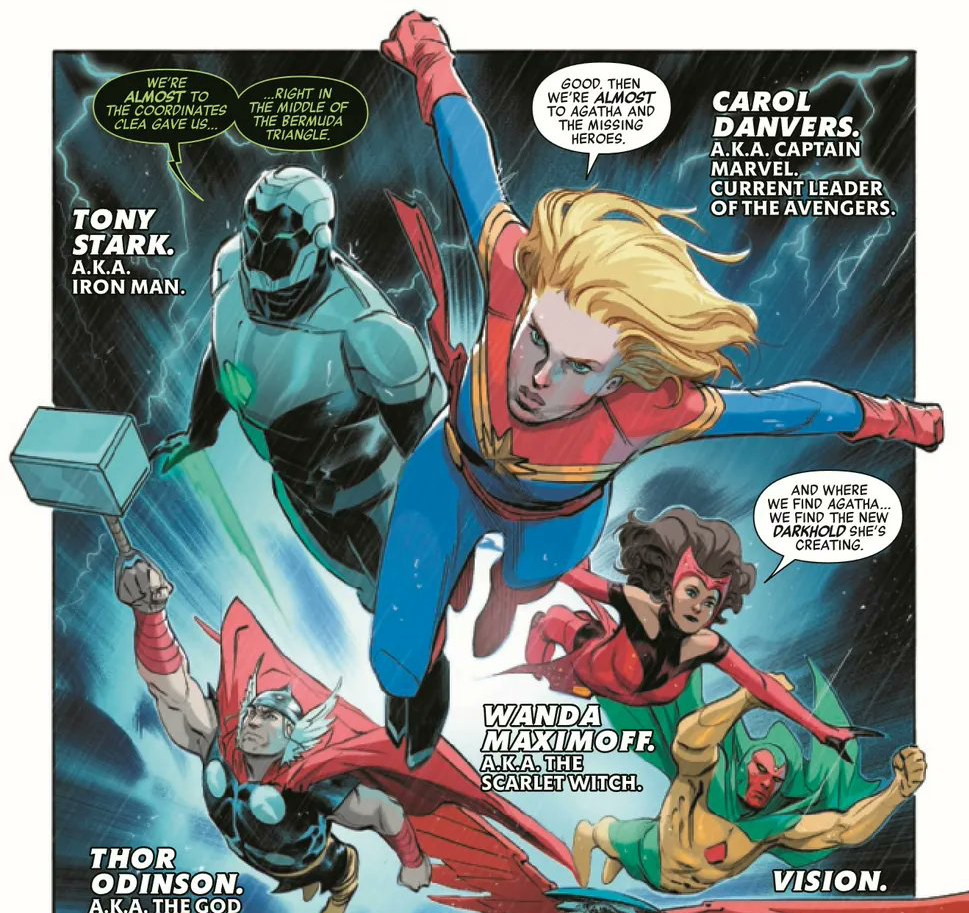 The Avengers Volume 9 Annual #1 (2023) preview art by Alberto Foche and Álvaro López