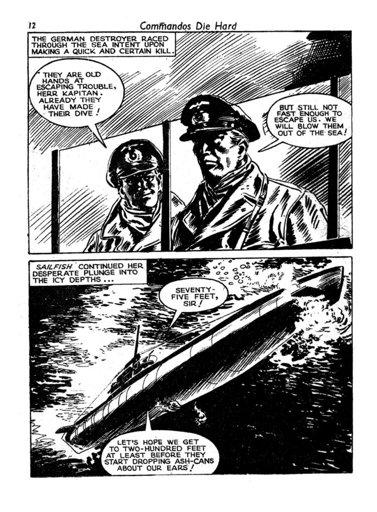War Picture Library No. 17 - "Commandos Die Hard" - Sample Page