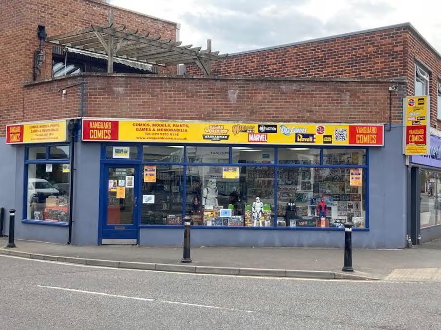 Vanguard Comics, Stokes Road, Gosport