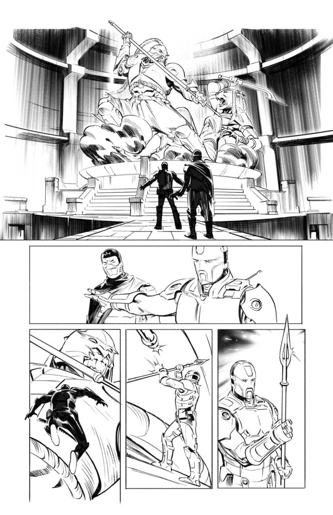 Art by Alberto Foche for Black Panther Unconquered