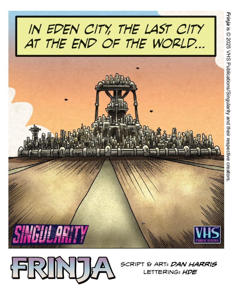 Singularity #1 (VHS Publications, 2025) - Sample Art