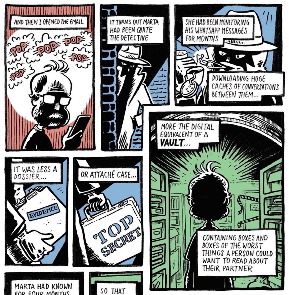 How To Survive An Affair: A Practical Guide by Henry Widdicombe – art by Tom Crowley