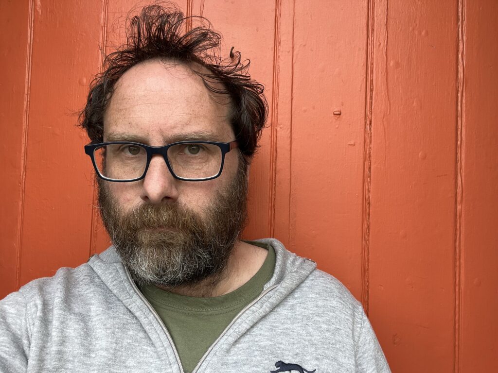Comic writer Henry Widdicombe