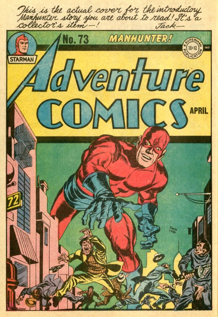 Adventure Comics #73 (April, 1942) - Cover by Jack Kirby