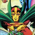 Mister Miracle by Jack Kirby, inked by Bob Wiacek, on the cover of Jack Kirby Collector #21
