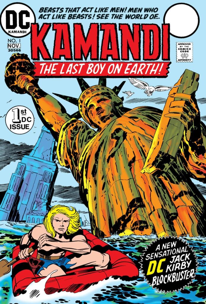 Cover of the DC Infinite edition of Kamandi: The Last Boy on Earth #1 