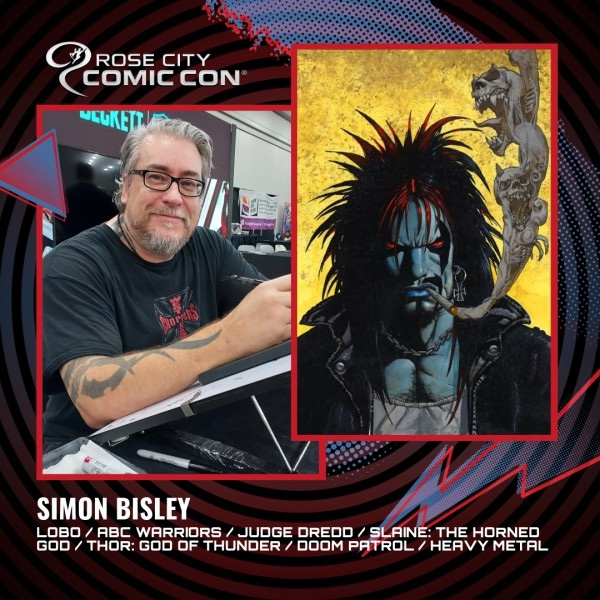 Rose City Comic Con - 2025 - Simon Bisley