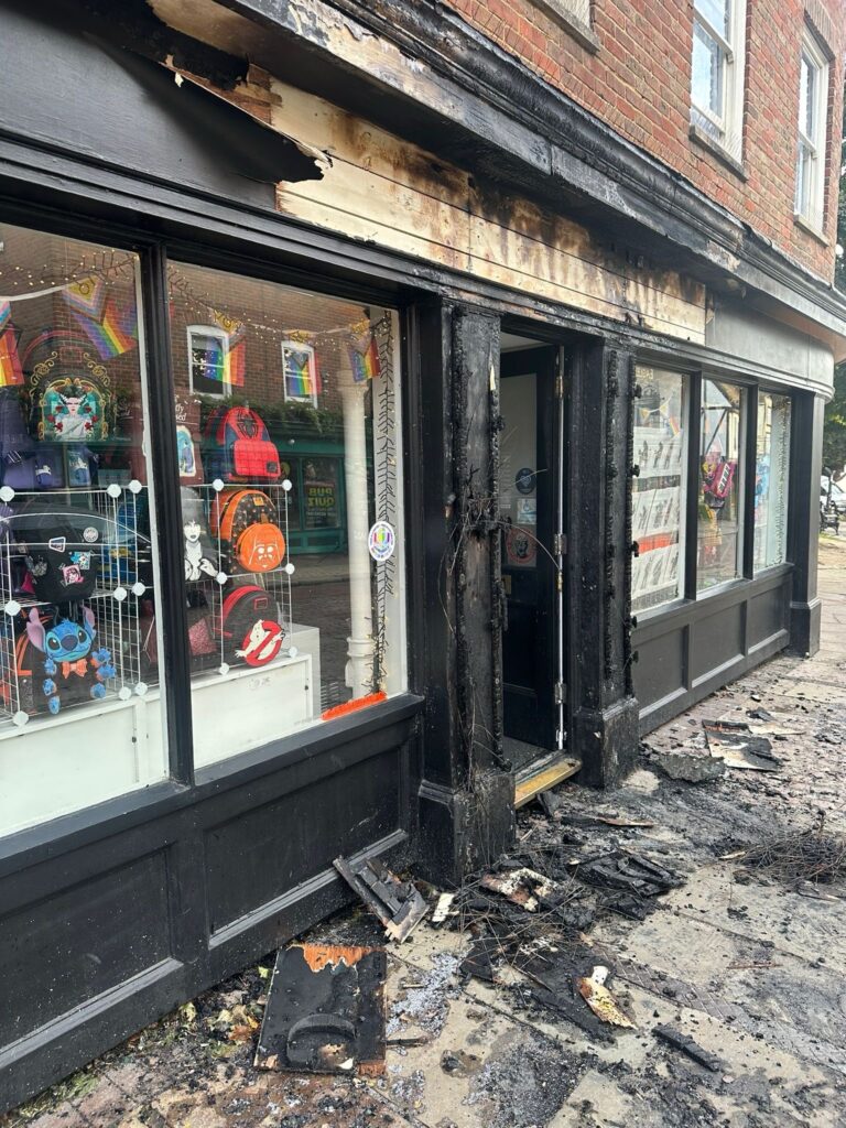 Rochester’s Get Ready Comics has been victim to an arson attack | Photo via the GoFundMe campaign