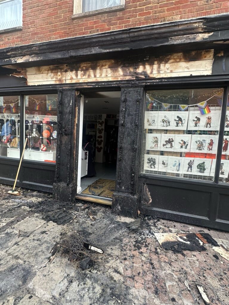 Rochester’s Get Ready Comics has been victim to an arson attack | Photo via the GoFundMe campaign