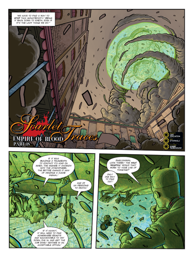 2000AD 2449 - SCARLET TRACES // EMPIRE OF BLOOD
by Ian Edginton (Writer) D'Israeli (Artist) Annie Parkhouse (Letterer)