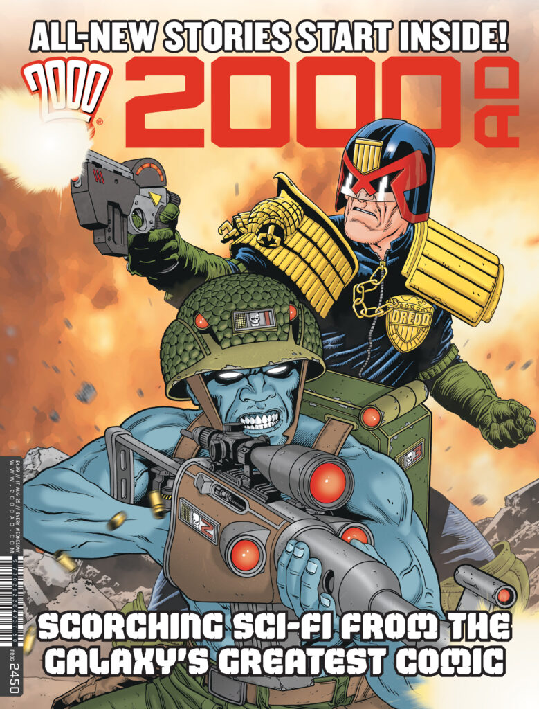 2000AD – Prog 2450, cover by Mark Sexton