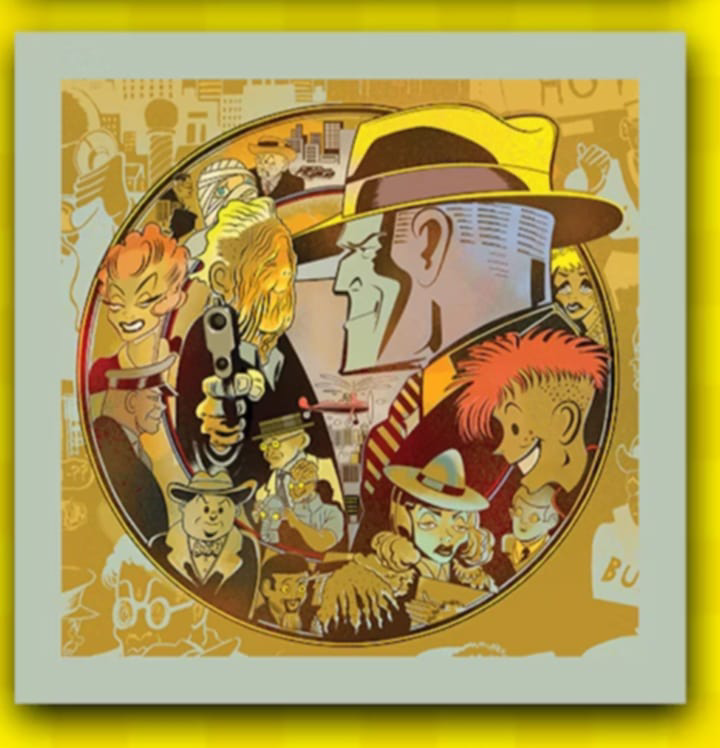 Dick Tracy Softcover Collection 1942 - (Clover Press 2025) - Cover by Stewart Kenneth Moore