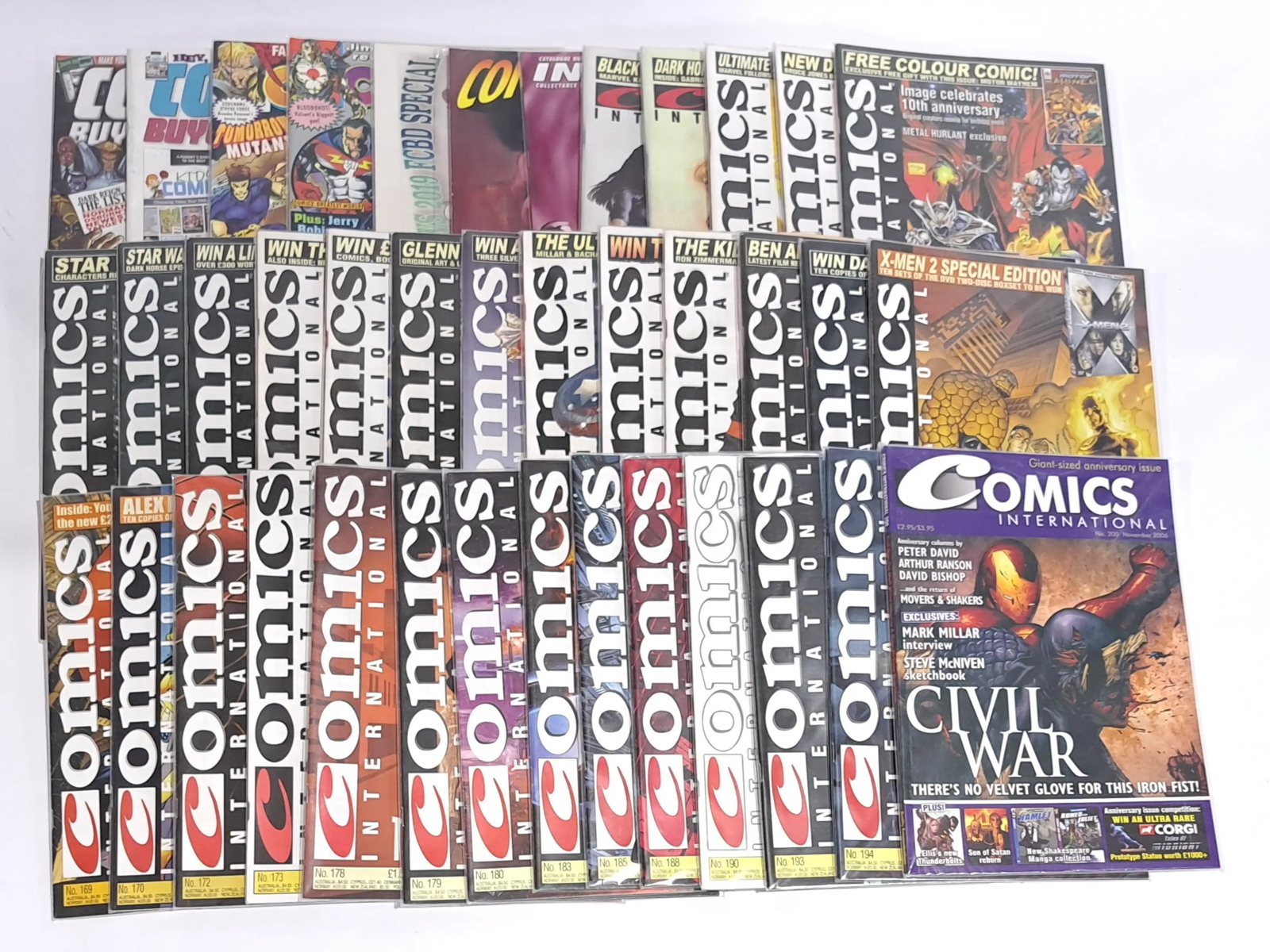 Comics International magazine - various