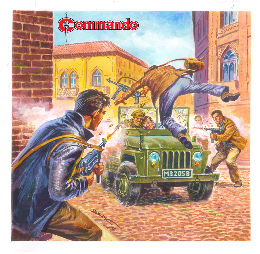 Commando 5889 (For Action and Adventure): Eagle’s Descent  Story: Rossa McPhillips | Art and Cover: Manuel Benet