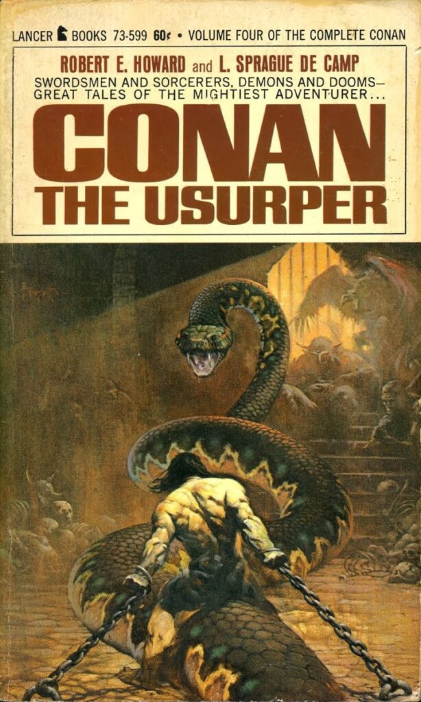 Conan the Usurper (Lancer) - cover by Frank Frazetta