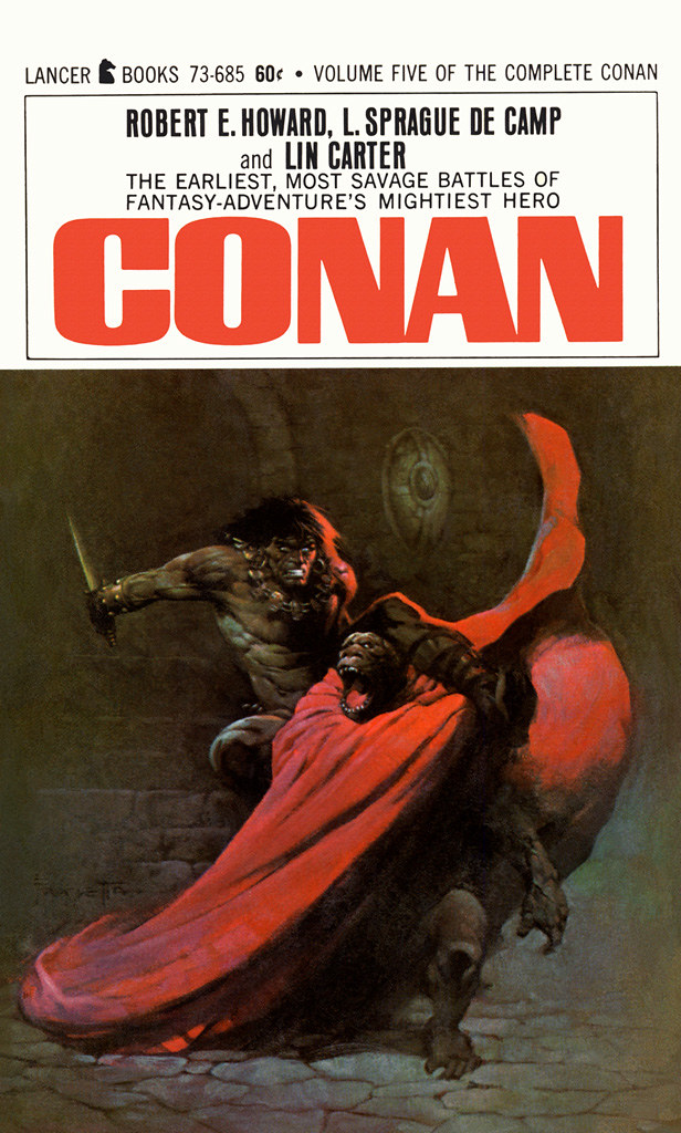 Conan (Lancer, 1967) - cover by Frank Frazetta