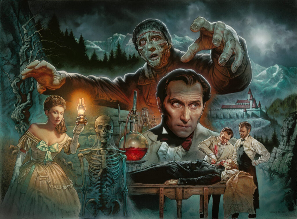 The Curse of Frankenstein Quad Poster