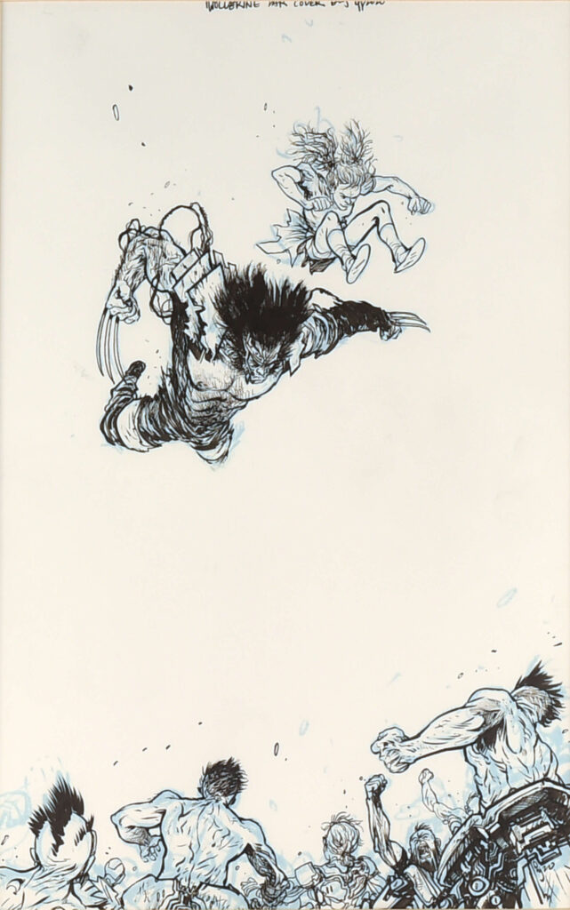Daniel Warren Johnson original cover art for Wolverine 2020 No. 2 (Marvel Comics, 2020)