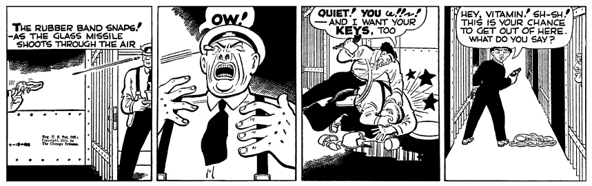 Dick Tracy by Chester Gould - Sample Strip