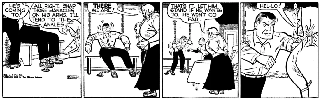 Dick Tracy by Chester Gould - Sample Strip
