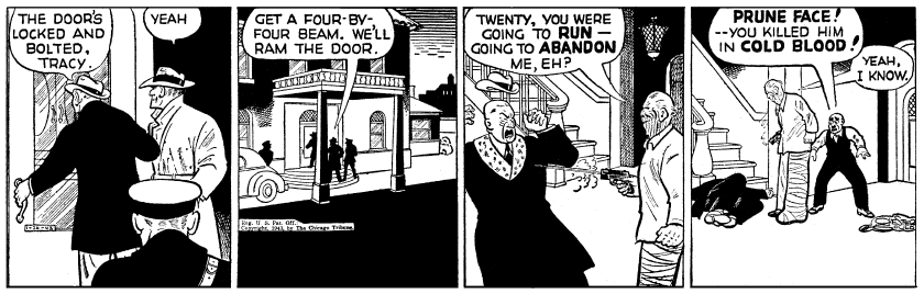 Dick Tracy by Chester Gould - Sample Strip