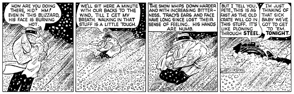 Dick Tracy by Chester Gould - Sample Strip