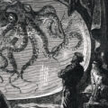 Art by Alphonse de Neuville, depicting a scene from Jules Verne's “Twenty Thousand Leagues Under the Seas”