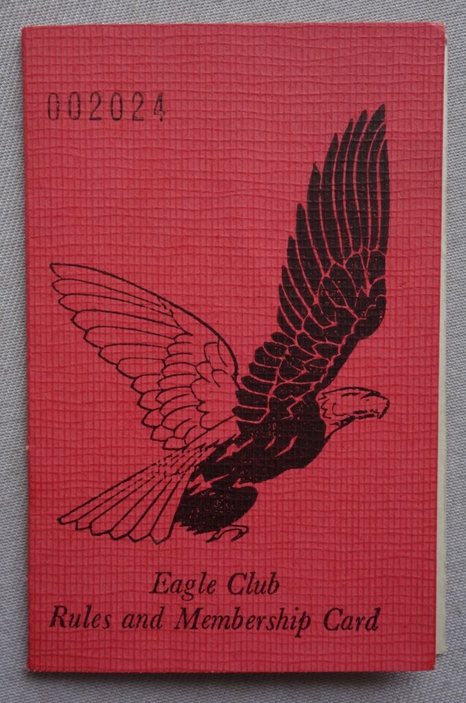 Eagle Comic Club Report to the Members by Marcus Morris 1951 + Compliments Slip