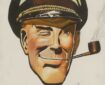 Dan Dare, signed and dated "Frank Hampson 1980" , watercolour and gouache, 41 x 29cm