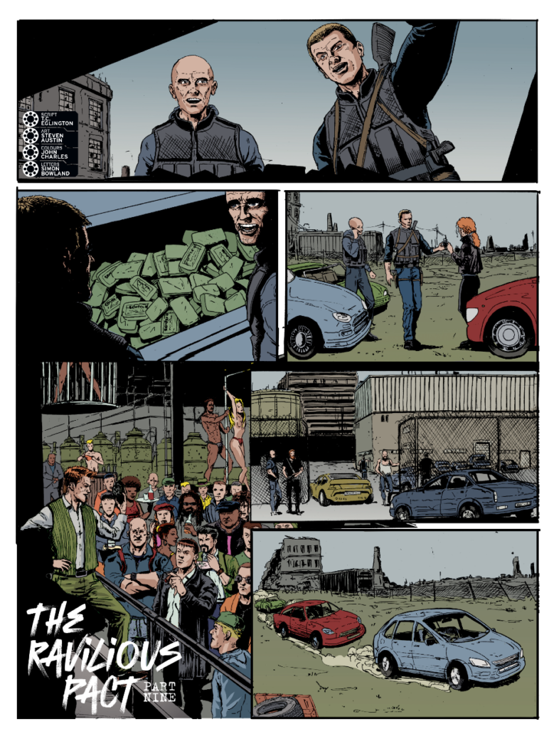 2000AD 2448 - THE RAVILIOUS PACT by T.C.Eglington (Writer) Steven Austin (Artist) John Charles (Colourist) Simon Bowland (Letterer)
