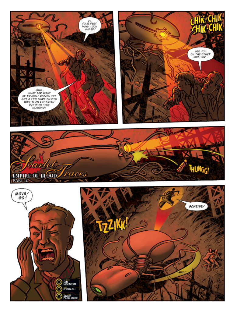 2000AD 2448 - SCARLET TRACES // EMPIRE OF BLOOD
by Ian Edginton (Writer) D'Israeli (Artist) Annie Parkhouse (Letterer)