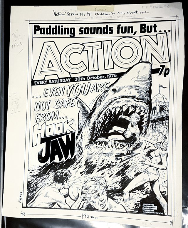 Action: The Lost Covers – 30th October 1976 - art by Eric Bradbury 