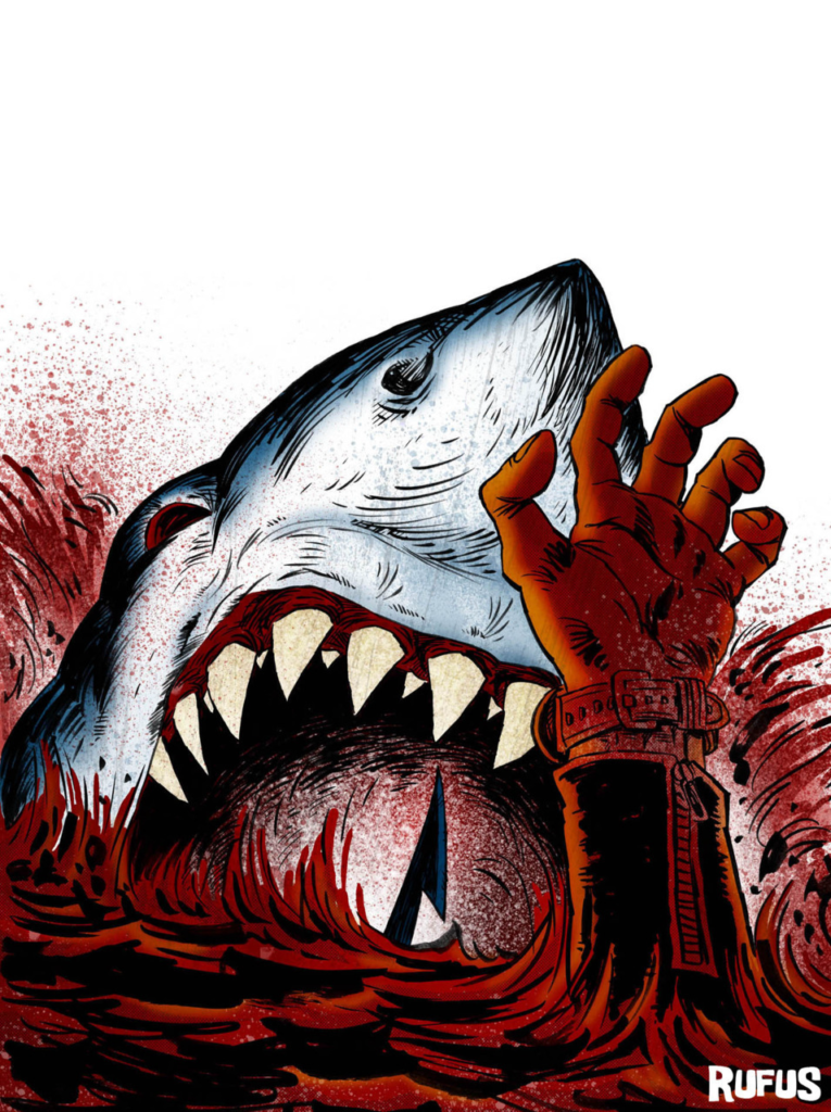 Hook Jaw by Rufus Dayglo